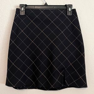 NWT Abercrombie & Fitch Black Plaid Mini Skirt - Size S